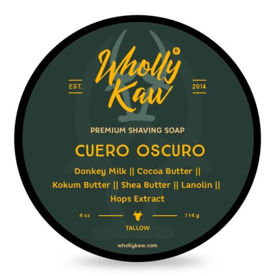 Сапун за бръснене Wholly Kaw Cuero Oscuro 114g