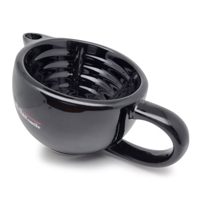 The Goodfellas’ smile Scuttle shaving bowl black, ceramic