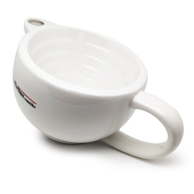 The Goodfellas’ smile Scuttle shaving bowl white, ceramic