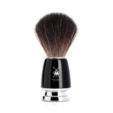MÜHLE shaving brush, Black Fibre, handle material high-grade resin black 