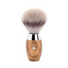 Shaving brush from MÜHLE, Silvertip Fibre®, handle material olive wood 