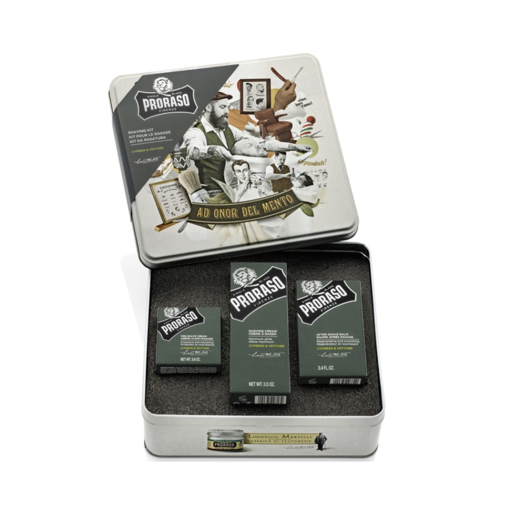 Комплект за бръснене Proraso Cypress & Vetyver Комплект за бръснене Proraso Cypress & Vetyver