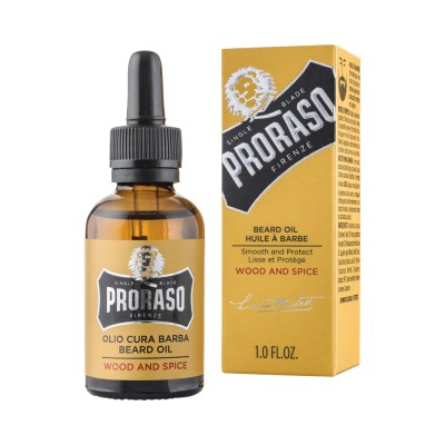 Масло за брада Proraso Wood & Spice 30ml за дълга и гъста брада