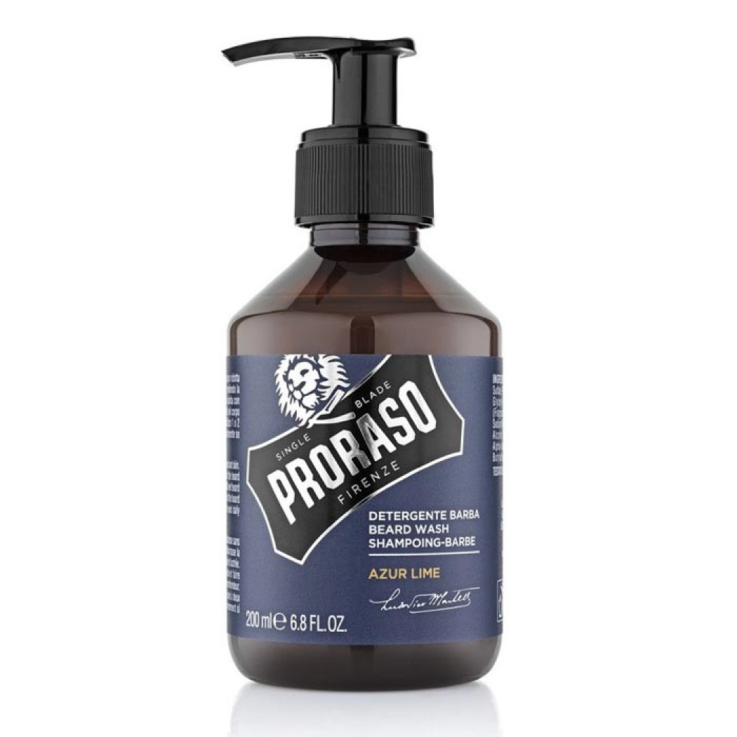 Beard Wash Shampoo Proraso Azur Lime 200ml Beard Wash Shampoo Proraso Azur Lime 200ml