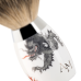 MÜHLE shaving brush individualised with personal monogram, Silvertip Fibre®, handle material Meissen Porcelain 