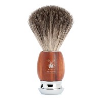 Shaving brush from MÜHLE, pure badger, handle material plum wood 