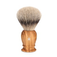 Четка за бръснене MÜHLE, естествен косъм (Silvertip badger), дръжка от маслинено дърво, CLASSIC Четка за бръснене MÜHLE, естествен косъм (Silvertip badger), дръжка от маслинено дърво, CLASSIC