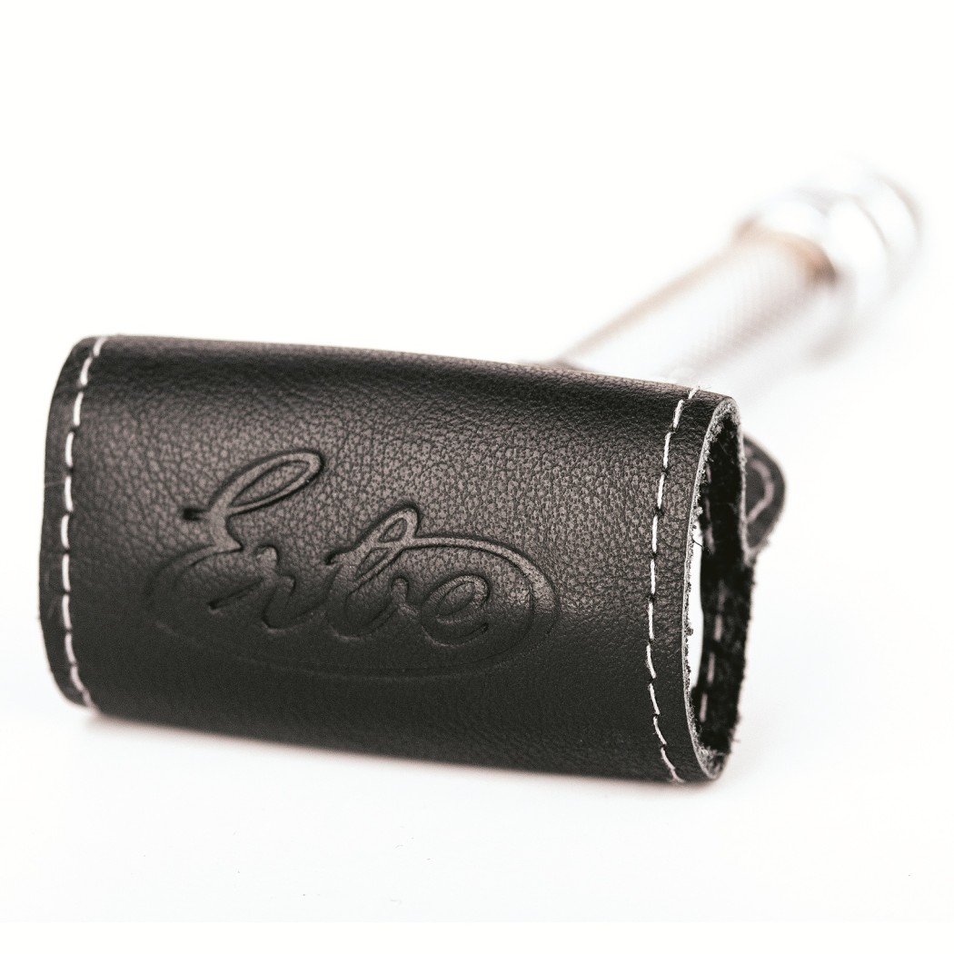 Кожен предпазител за ножче за самобръсначки ERBE Solingen, черен Кожен предпазител за ножче за самобръсначки ERBE Solingen, черен