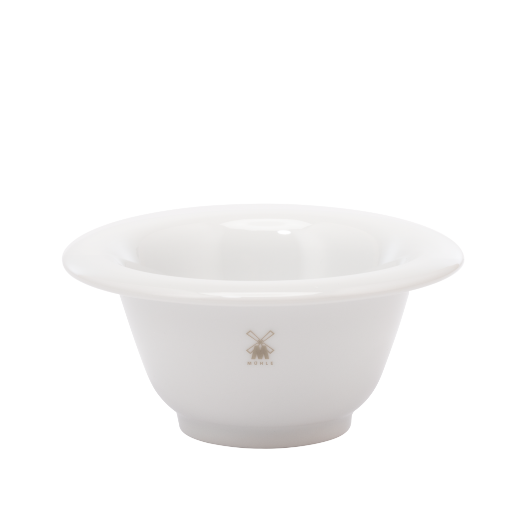 Shaving bowl from MÜHLE, porcelain white