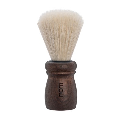 Perie de ras ALFRED, peri lungi naturali, material pentru maner Dark Ash 