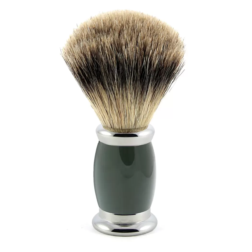 Edwin Jagger Green Bulbous Shaving Brush Best Badger