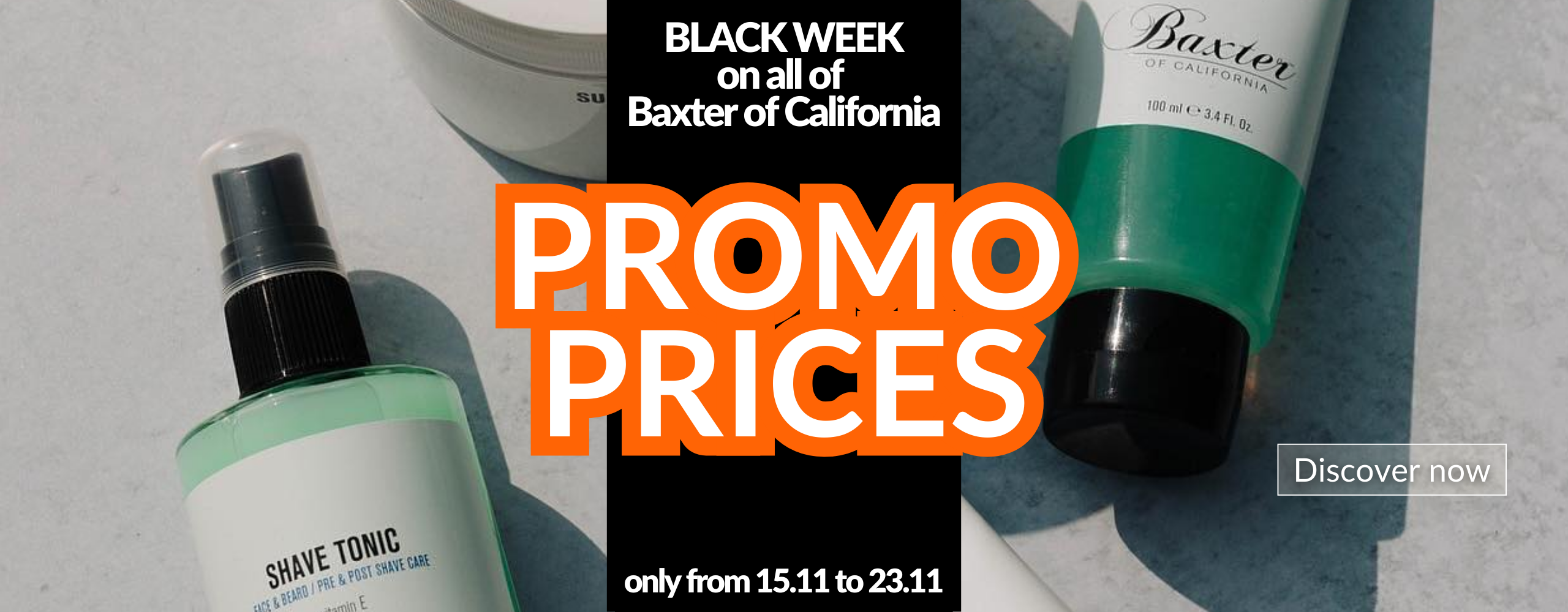 Baxter of California Black week