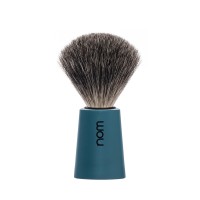 CARL shaving brush, pure badger, handle material plastic Petrol 