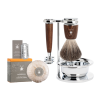 ПОДАРЪЧЕН КОМПЛЕКТ за бръснене MÜHLE RYTMO (парен ясен) + сапун + ножчета