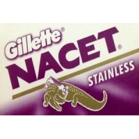 5 double edge blades from Gillette Nacet Stainless for safety razors 