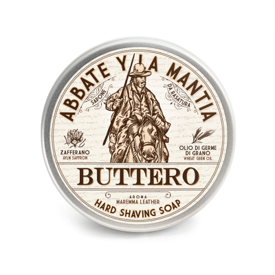 Твърд сапун за бръснене Abbate Y La Mantia BUTTERO 80g 