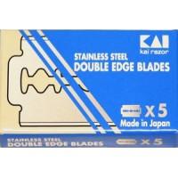 5 double edge blades from KAI for safety razors 