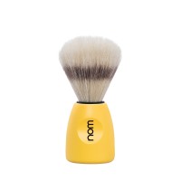 LASSE shaving brush, pure bristle, handle material plastic Lemon 