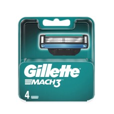 4 blades for Gillette® Mach3 razors from MÜHLE 
