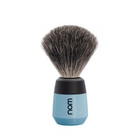 MAX shaving brush, pure badger, handle material plastic Fjordblue 