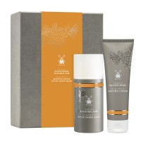 Skin care set from MÜHLE, with shaving cream and after shave Sea Buckthorn