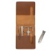 Manicure set with cowhide case 
