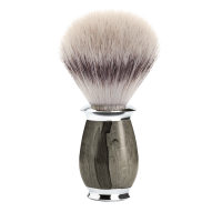 MÜHLE shaving brush, Silvertip Fibre®, handle material Grained beech, PURIST