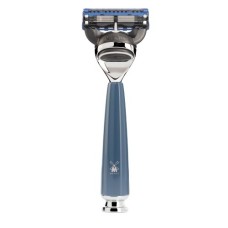 MÜHLE 5-blade razor, Gillette® Fusion™, handle material high-grade resin petrol 