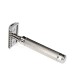 MÜHLE safety razor GRANDE, stainless steel, open comb 