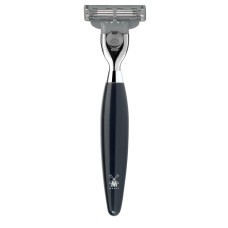 3-blade razor from MÜHLE, Gillette® Mach3®, handle material high-grade resin black 
