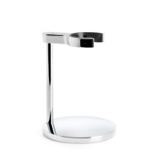 Chrome brush holder from MÜHLE for exclusive shaving of Edition 1, 2 and 3 