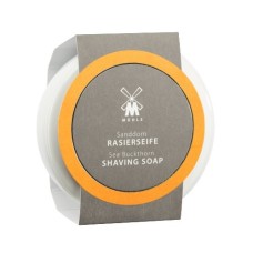 Shaving soap from MÜHLE, in porcelain bowl, with Sea Buckthorn 
