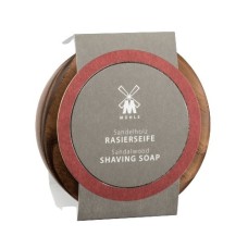 Shaving soap from MÜHLE, in wooden bowl, with Sandalwood 