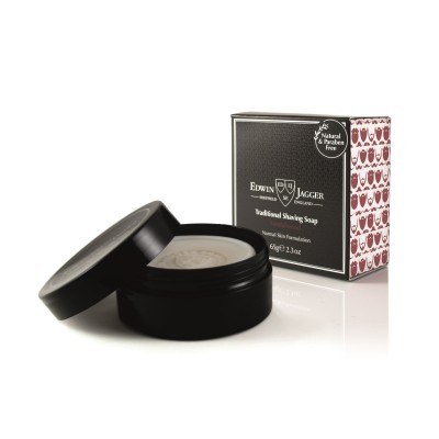 Сапун за бръснене в кутийка Edwin Jagger Сандалово дърво 65g за нормална кожа