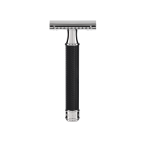 MÜHLE Safety razor, closed comb, handle material metal, black 