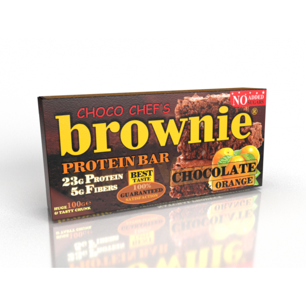 BROWNIE ® PROTEIN BAR - 100g Chocolate Orange 