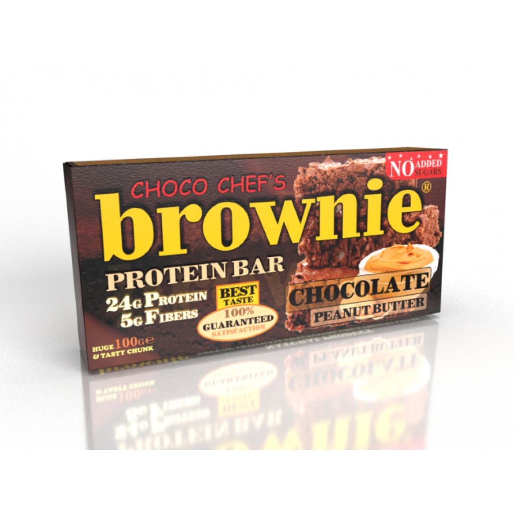 BROWNIE ® PROTEIN BAR - 100g Chocolate Peanut Butter 