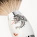 MÜHLE shaving brush, silvertip badger, handle material Meissen Porcelain 