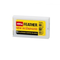10 double edge blades from FEATHER for safety razors 