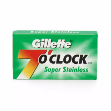 10 blades Gillette 7 o'clock Permasharp Stainless for safety razors 