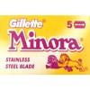 Ножчета за бръснене Gillette Minora Stainless с двойни остриета, 5бр.