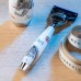 MÜHLE 5-blade razor, individualised with personal monogram, Gillette® Fusion™, handle material Meissen Porcelain, EDITION