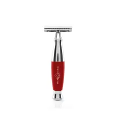 Класическа самобръсначка Edwin Jagger Red&Chrome R361CRSR