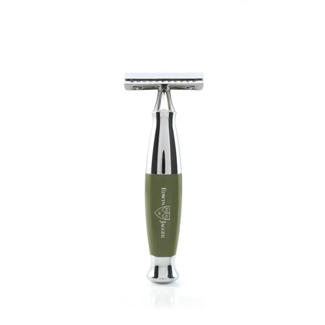 Edwin Jagger Red & Chrome DE Safety Razor