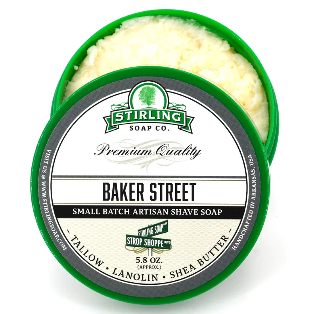 Stirling Soap Company Shaving Soap Baker Street 170ml