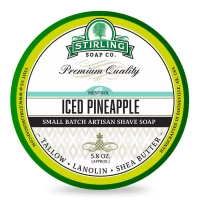 Stirling Soap Company shaving soap Iced Pineapple 170ml