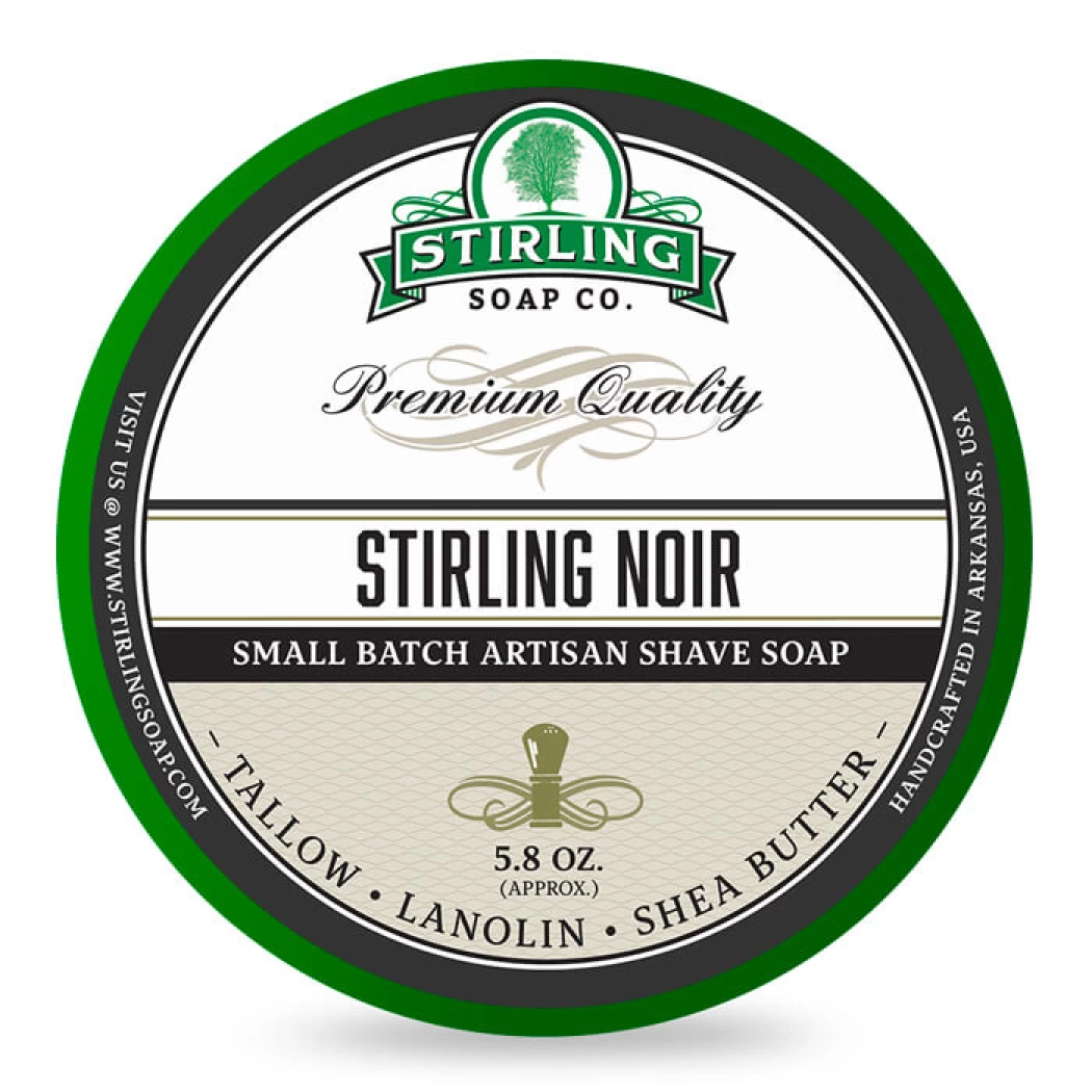 Stirling Soap Company Shaving Soap Stirling Noir 170ml