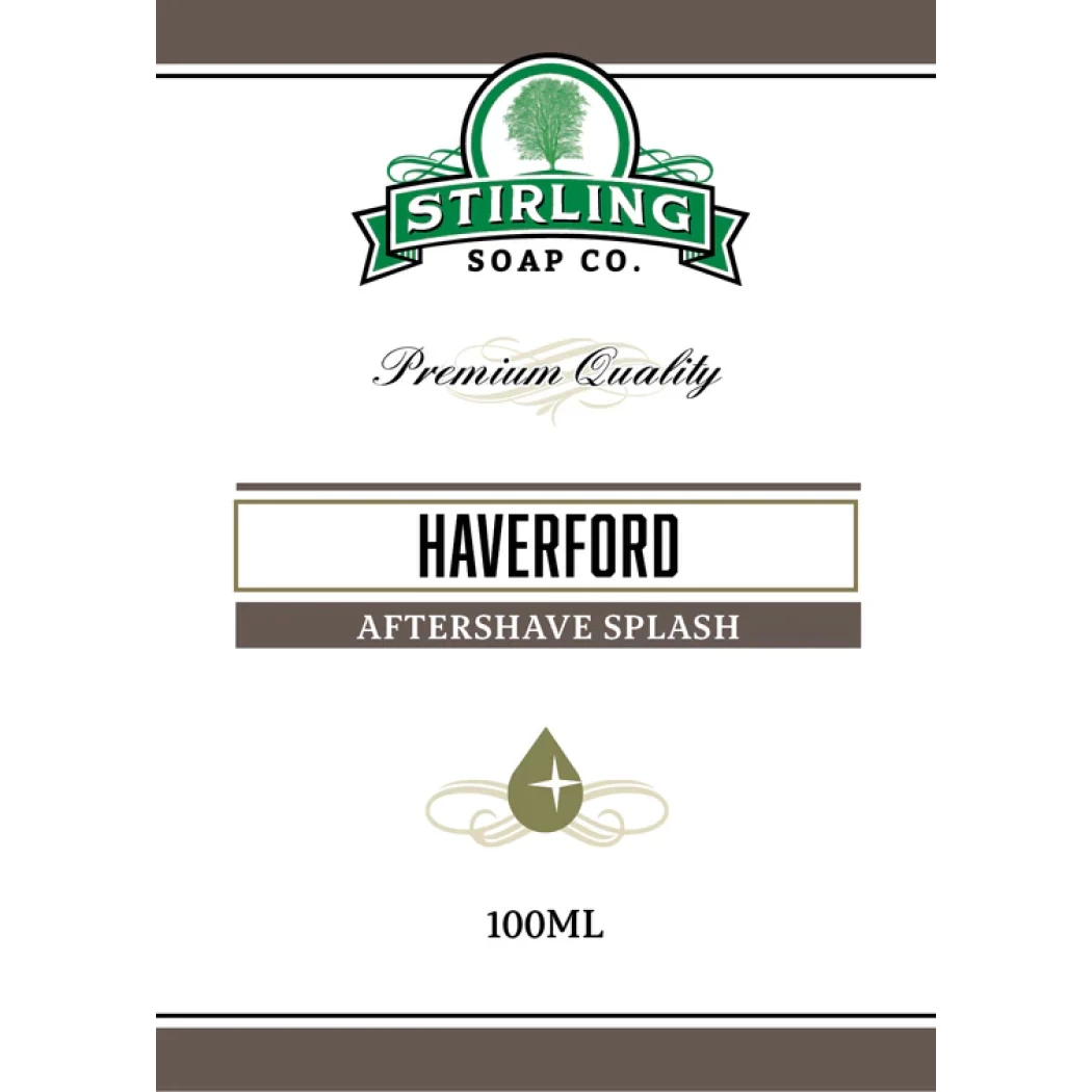 Stirling Soap Company Aftershave Haverford 100ml