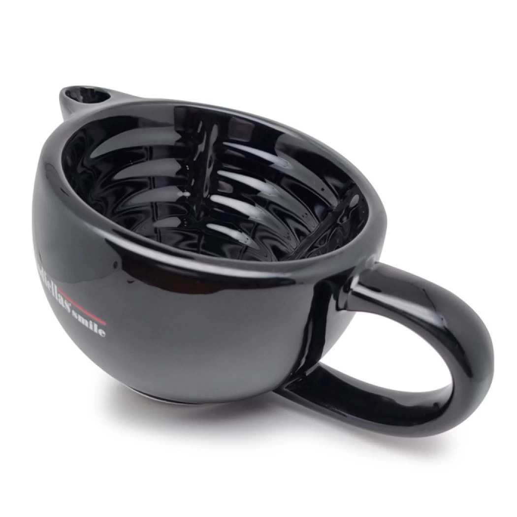 Bol de ras The Goodfellas’ smile Scuttle negru, ceramică