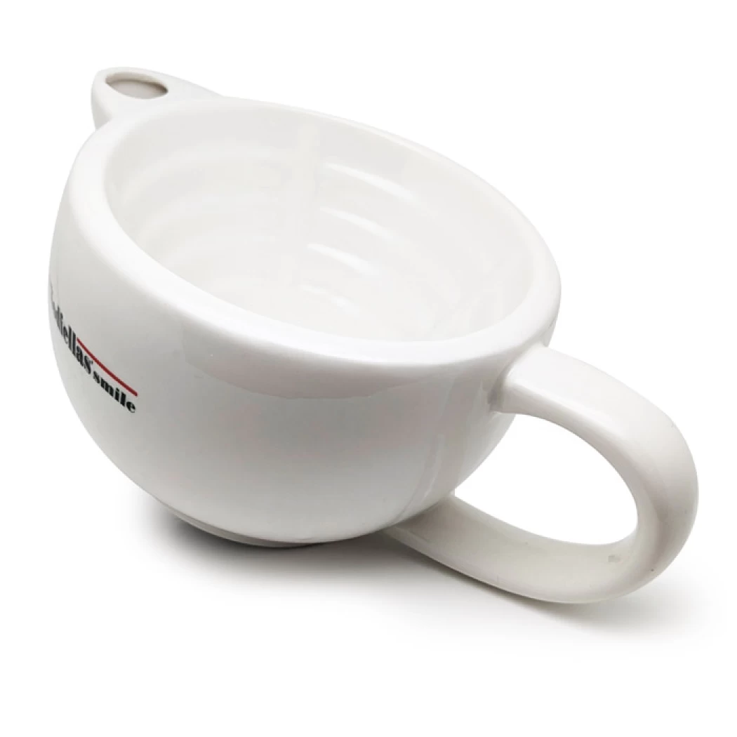 Bol de ras The Goodfellas’ smile Scuttle alb, ceramică